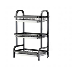 Scurgator vase pliabil pe 3 nivele uscator farfurii suport din Inox