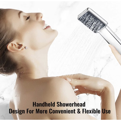 Panou de dus cu hidromasaj Inox Functie ploaie/cascada/jeturi masaj NEGRU MAT