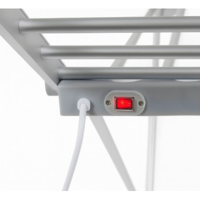 Uscator de rufe electric suprafata 12m inaltime ajustabila aluminiu inoxidabil pliabil 230W