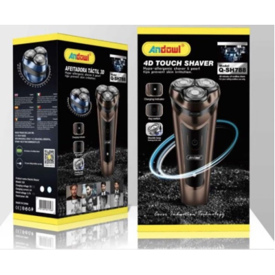 Aparat de ras Andowl Q SH788 LED indicator 3W culoare negru