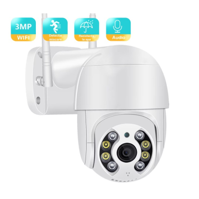 Camera de supraveghere video wireless pentru exterior rotatie 360 de grade mod de vedere nocturna