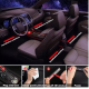 Lumini ambientale auto Q CD58 Kit interior LED RGB cu telecomanda Model 9 Led
