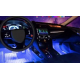 Lumini ambientale auto Q CD59 Kit interior LED RGB cu telecomanda Model 12 Led