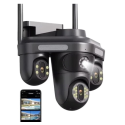 Camera de supraveghere 16MP cu 4 LENTILE senzor miscare alarma si alerte telefon