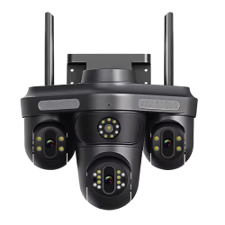 Camera de supraveghere 16MP cu 4 LENTILE senzor miscare alarma si alerte telefon