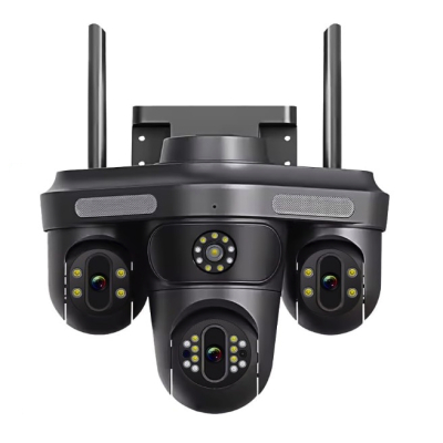 Camera de supraveghere 16MP cu 4 LENTILE senzor miscare alarma si alerte telefon