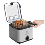 Friteuza Sonymax Putere 2000W Inox Fereastra vizionare Capacitate 2.5 Litri