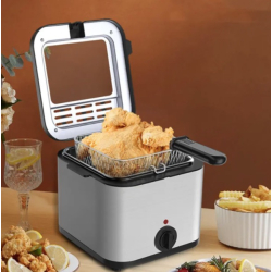 Friteuza Sonymax Putere 2000W Inox Fereastra vizionare Capacitate 2.5 Litri