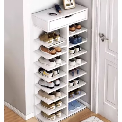 UB Pantofar lemn dublu cu 7 etaje elegant si versatil 100 x 40 x 22cm