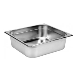 Tava gastronorm din inox pentru depozitare alimente ideal pentru catering restaurante fast food 325 x 275 x 100 mm