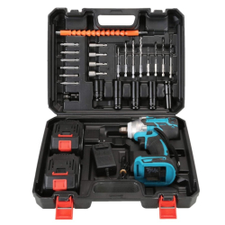 Trusa masina de gaurit si insurubat cu IMPACT 2 acumulatori si accesorii