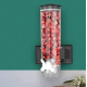 Dispenser TRIPLU pentru cereale si alimente uscate montat pe perete cu 3 cupe