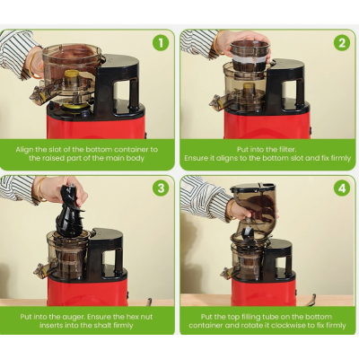 Storcator electric de fructe si legume putere 500W tehnologie de extractie ridicata