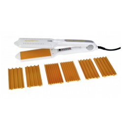 Placa profesionala de creponat si intins parul 4 in 1 de 200 grade 1059