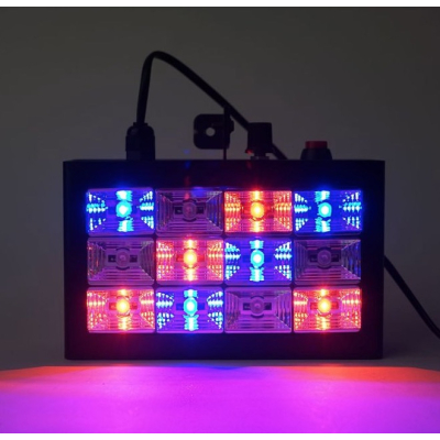 Stroboscop disco cu jocuri de lumini Strobe 12 LED