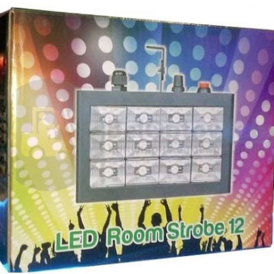 Stroboscop disco cu jocuri de lumini Strobe 12 LED