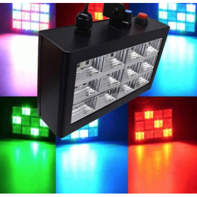 Stroboscop disco cu jocuri de lumini Strobe 12 LED
