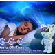 Proiector LED in forma de astronaut cu sunete si lumini stickere autoadezive conexiune Bluetooth