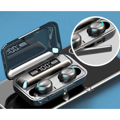 Casti Bluetooth Wireless profesionale cu afisaj digital TWS BTH F9 5