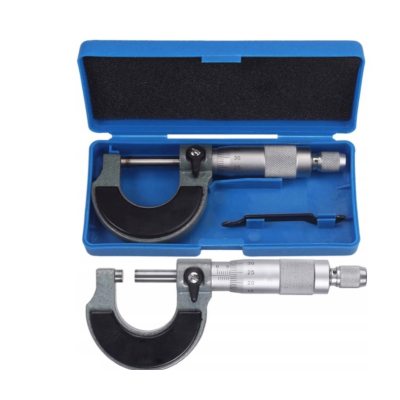 Micrometru pentru masurarea dimensiunilor 0-25 mm Negru/Argintiu