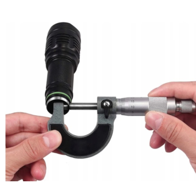 Micrometru pentru masurarea dimensiunilor 0-25 mm Negru/Argintiu