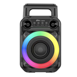 Boxa portabila bluetooth ZQS 6166 cu led RGB si maner transport
