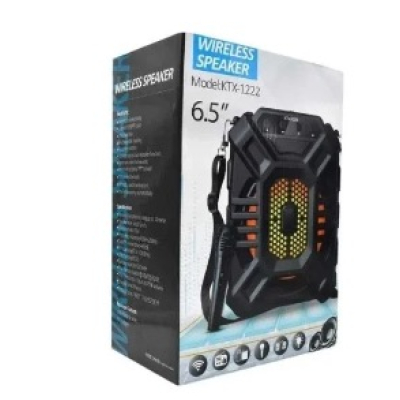 Boxa bluetooth portabila GTS 1222 de 6.5 inch cu microfon