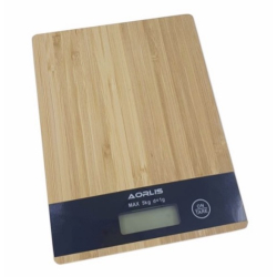 Cantar electronic de bucatarie AO 78369 capacitate maxima 5kg lemn