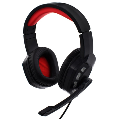 Casti gaming Q E6 Over Ear cu iluminare RGB negre