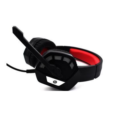 Casti gaming Q E6 Over Ear cu iluminare RGB negre