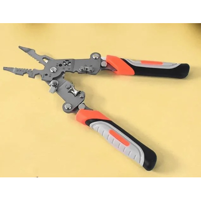 Cleste multifunctional 3 in 1 pentru dezizolat taiat si sertizat cabluri maner ergonomic