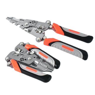 Cleste multifunctional 3 in 1 pentru dezizolat taiat si sertizat cabluri maner ergonomic