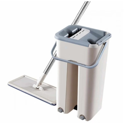 Mop profesional cu galeata cu doua cuve rotativ 360