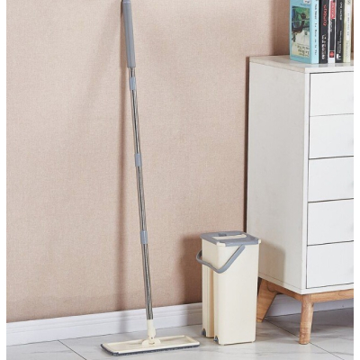 Mop profesional cu galeata cu doua cuve rotativ 360