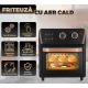 Friteuza cu aer cald S18 tip cuptor electric geam de sticla capacitate 12 L 1360W