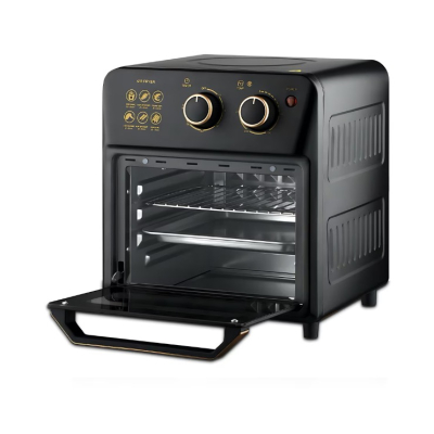 Friteuza cu aer cald S18 tip cuptor electric geam de sticla capacitate 12 L 1360W