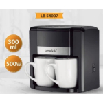 Aparat de cafea cu filtru LB 54007 putere 500W pentru 2 cesti simultan