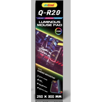 Mousepad Gaming Andowl Q R20 cu LED multicolor USB