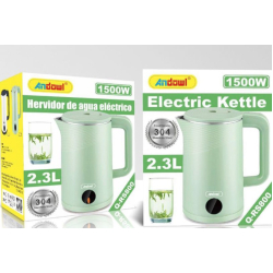 Fierbator electric capacitate 2.3L putere 1500W otel inoxidabil Andowl Q RS800