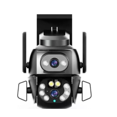 Camera de supraveghere Dubla PTZ de 8MP 4K model Q S800 cu Aplicatie