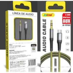 Cablu audio Andowl Q YP60 USB C la 3,5 mm