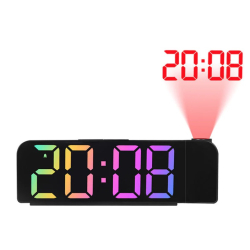 Ceas digital cu afisaj LED RD A395 cu funtie de alarma si intensitate reglabila proiector rotativ cu ora