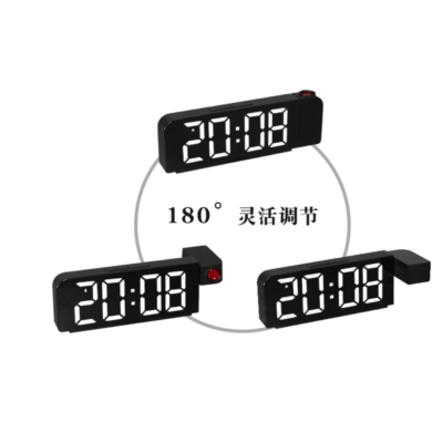 Ceas digital cu afisaj LED RD A395 cu funtie de alarma si intensitate reglabila proiector rotativ cu ora