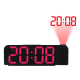 Ceas digital cu afisaj LED RD A395 cu funtie de alarma si intensitate reglabila proiector rotativ cu ora