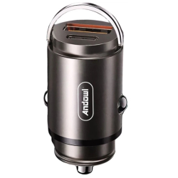 Incarcator auto Andowl Q DC310 de 50W cu incarcare rapida USB 3.0 si alimentare tip C
