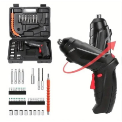 Trusa Surubelnita electrica fara fir cu 47 accesorii
