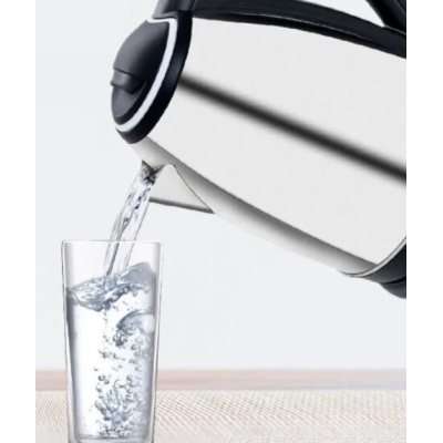 Cana fierbator Scarlett Inox 1500W capacitate 2L Declansare automata Inox/Negru