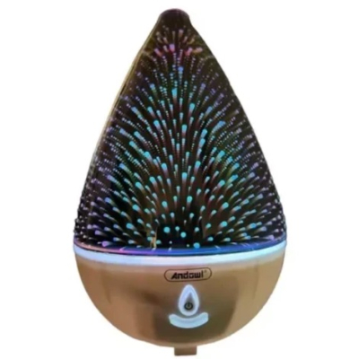 Umidificator cu LED Andowl Q X102 pentru aromaterapie de 135 ml