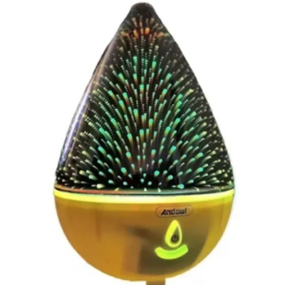 Umidificator cu LED Andowl Q X102 pentru aromaterapie de 135 ml