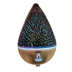 Umidificator cu LED Andowl Q X102 pentru aromaterapie de 135 ml